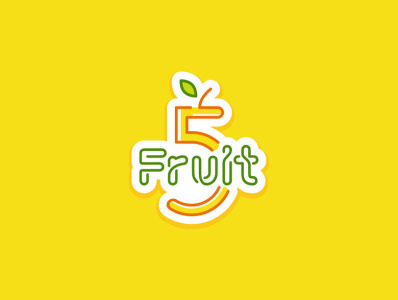 5 fruit brand identity juice juice logo nature