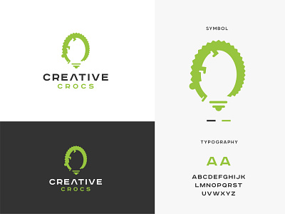 Creative Crocs bulb corporate creative creative design crocs logo logodesign minimal
