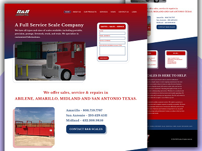 R&R | Scale Services Company Website Landing Page