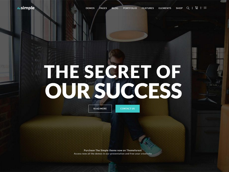 TheSimple - WP Theme - Agency Template ui web design wordpress theme angecy theme themes wordpress