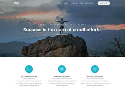 Folie - The WordPress Website Builder