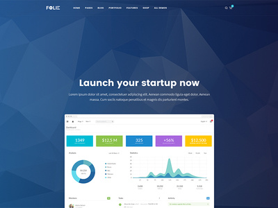 Startup Demo - Folie WordPress Theme