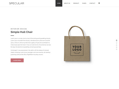 Specular - Sliding Product Presentation 24 demos business clean creative responsive wordpress