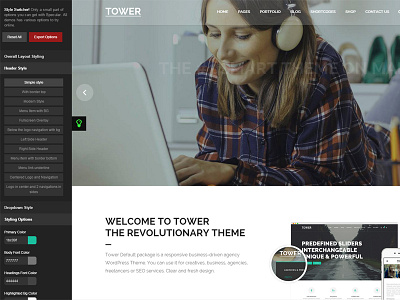 Tower | Responsive Business-Driven WordPress Theme themeforest themes ui web design wordpress wordpress theme