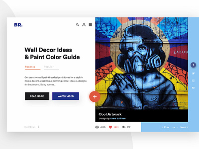 Wall Decor And Paintings (Light Theme) app clean color creative design icon illustration interface modern typography uiux website