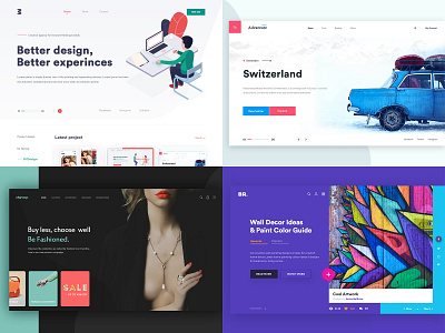 Top4Shots 2018 2018 trends best designs best shot decor paintings dribbble travel wallet app web