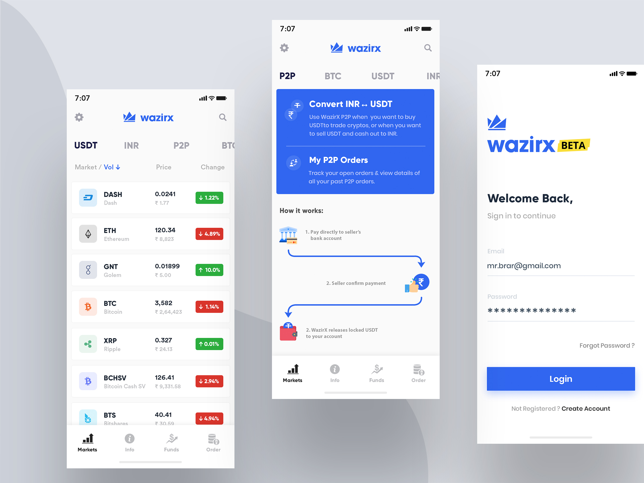 Wazirx App by M S Brar for Master Creationz on Dribbble