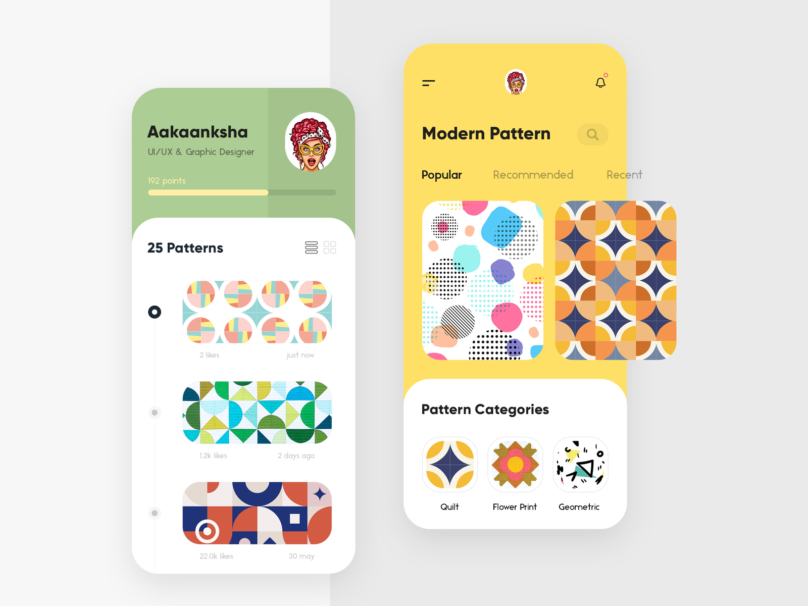 Modern Pattern App by M S Brar on Dribbble