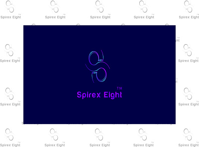 Spirex Eight brand maker branding gradient color logo illustration letter logo logo logo design branding logo mark logodesign logotype