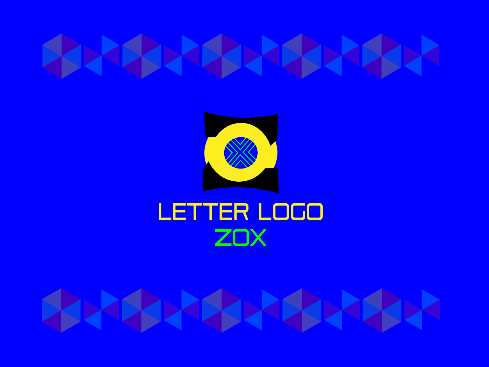 LETTER LOGO ZOX by Maksuda Khatun on Dribbble
