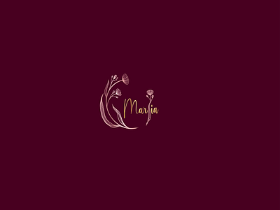 Maria 3d logo design brand maker gradient color logo illustration logo logo design branding logo mark logotype luxury luxury brand luxury design luxury logo