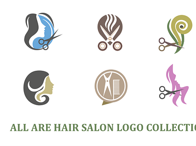 HAIR SALON LOGO brand maker gradient color logo hair care hair cut hair salon haircut hairdresser hairstyle logo logo design logo design branding logo mark logotype