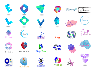 Various Logo Collection 3d logo design brand maker branding gradient color logo graphic design illustration lo logo logo design branding logo mark logotype
