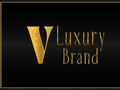 V luxury logo