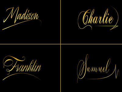 Luxury signature logo