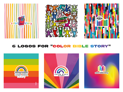 6 logo for ''color bible story'' logo