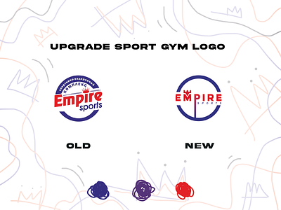 Upgrade sport gym logo logo