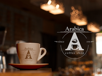 Arabica Coffee Shop coffee coffeeshop design logo logo design