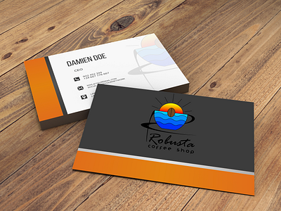 Robusta Coffee Shop - Business Card