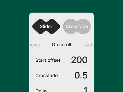 Readymag's renewed Slideshow Widget design icons interface readymag slideshow switcher tabs typography ui ux