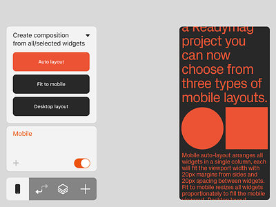 Design mobile layouts faster
