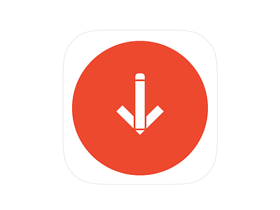 My Money Diary app icon add arrow icon logo note pen record