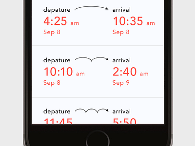Departures and Arrivals. Direct / Stops arrows flights icons infographics interface logo schedule stops ui