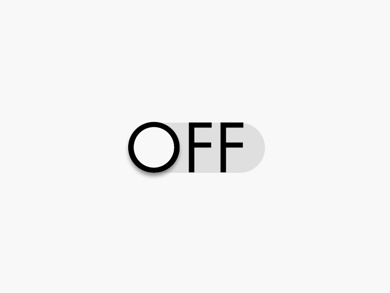 On / Off Switch button off on switch toggle