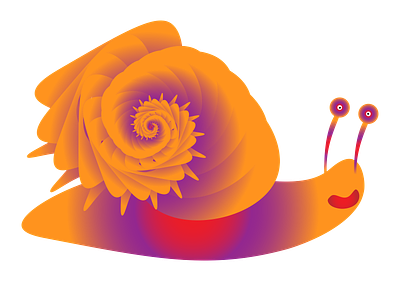 Abstract Snail abstract abstract snail digital arts gradient snail