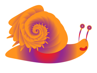 Abstract Snail abstract abstract snail digital arts gradient snail