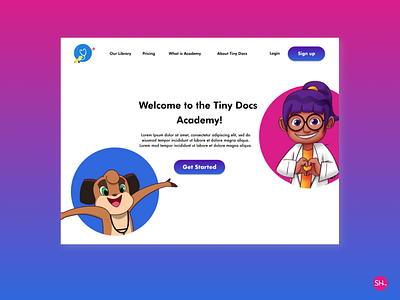 Educational Learning Landing Page