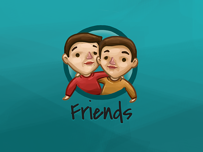 Friends app drawings duck face friends illustration