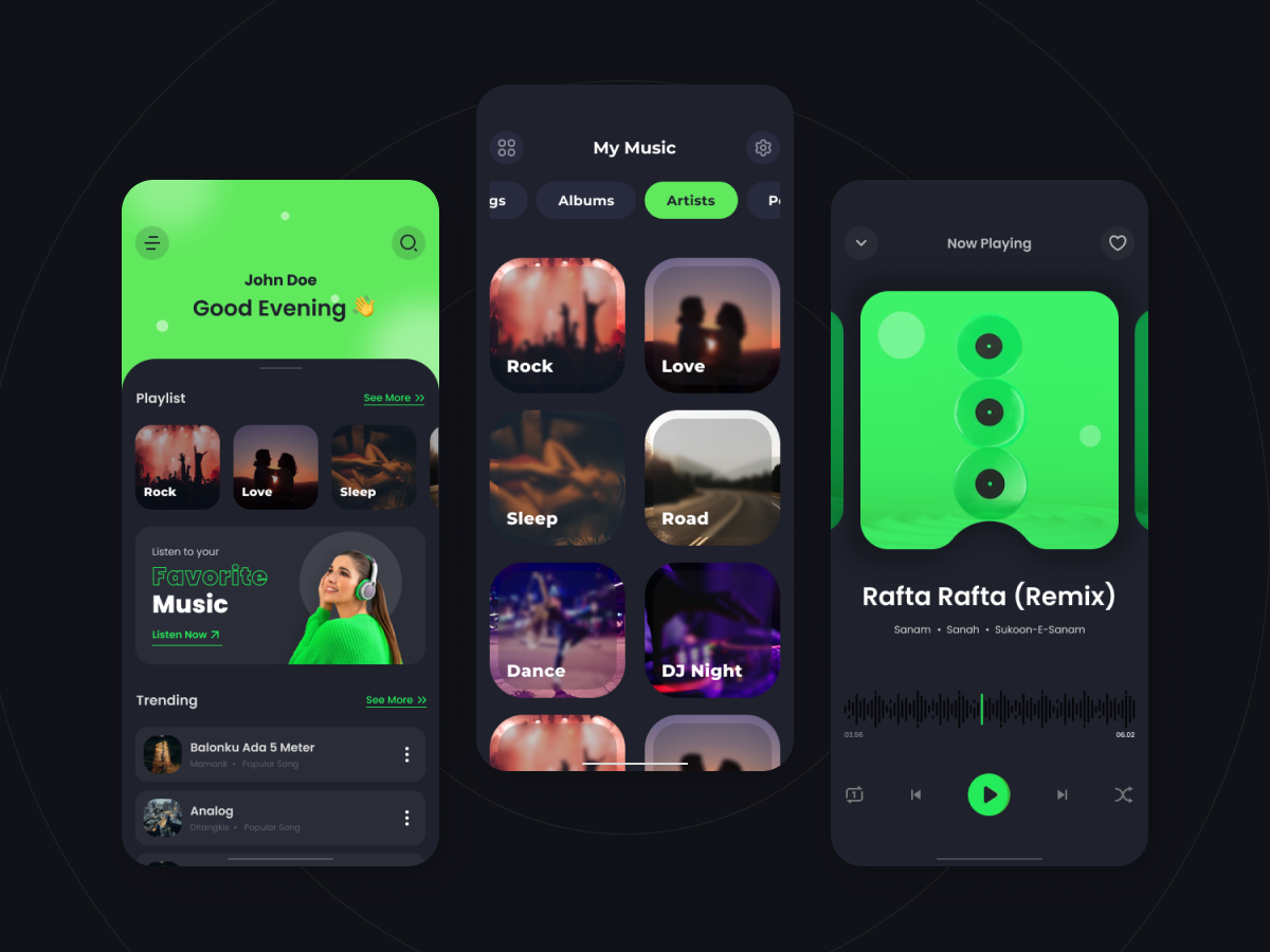 Music App Ui Concept By Maheshwari Gohil On Dribbble