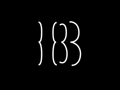 B - 36 Days of Type (day 2) 36daysoftype blackandwhite design glyph letter lettering minimal outline type typography vector vintage