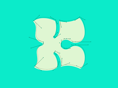 K - 36 Days of Type 36daysoftype adobe illustrator beziers font funky glyph handles letter lettering type typography vector