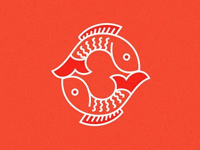 0 - 36 Days of Type 36daysoftype adobe illustrator astrology fish icon letter lettering logo logodesign texture type typography vector zodiac sign