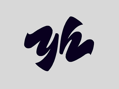 Y | H cursive funk glyph handdrawn letter lettering procreate retro font script sketch type typography vintage