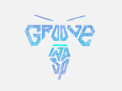 Groove Wasp groove lettering texture typehue wasp
