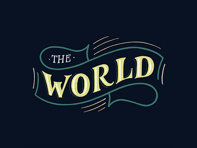 The world handdrawn letter lettering texture type typography