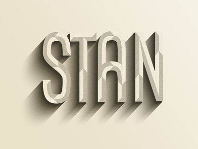 Shadowed blend tool grain illustrator letter lettering shadow texture type typography vector vintage wip