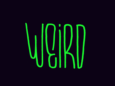 Weird condensed font handdrawn letter lettering type type design typography weird