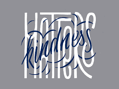 Kindness Matters calligraphy goodtypetuesday handdrawn kind kindness letter lettering texture type typography