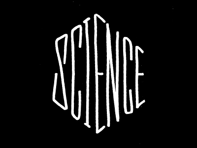 Science Callivember callivember font handdrawn lettering science type typography