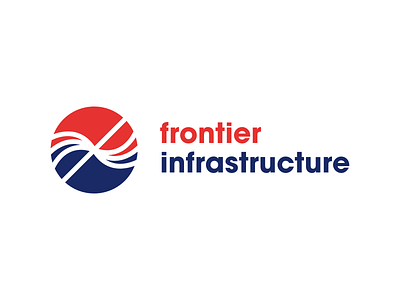Logo with brandmark for Frontier Infrastructure