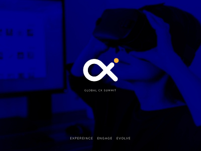 CX Logo customer cx experience illustraion infinite logo logo design loop mobius