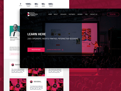 Website Design for Digital Marketing Conference