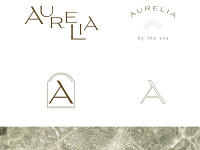 Aurelia Alternate Logos & Submarks branding business design design hotel hotel branding illustration lineart logo minimal typography