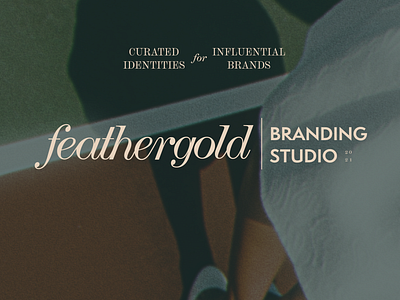 Feathergold Branding Studio Rebrand branding business design country club design highend hotel logo modern timeless typography vector