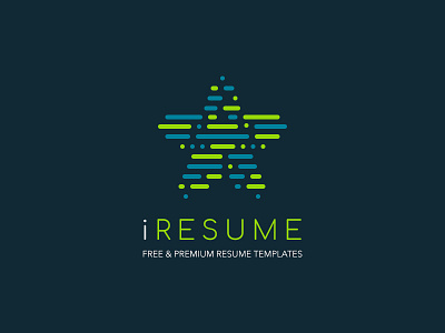 iResume Logo cv free logo premium resume templates