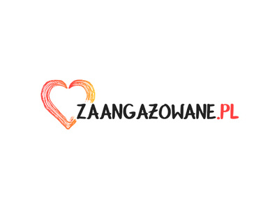 Zaangazowane logo heart logo logodesign logodesigner